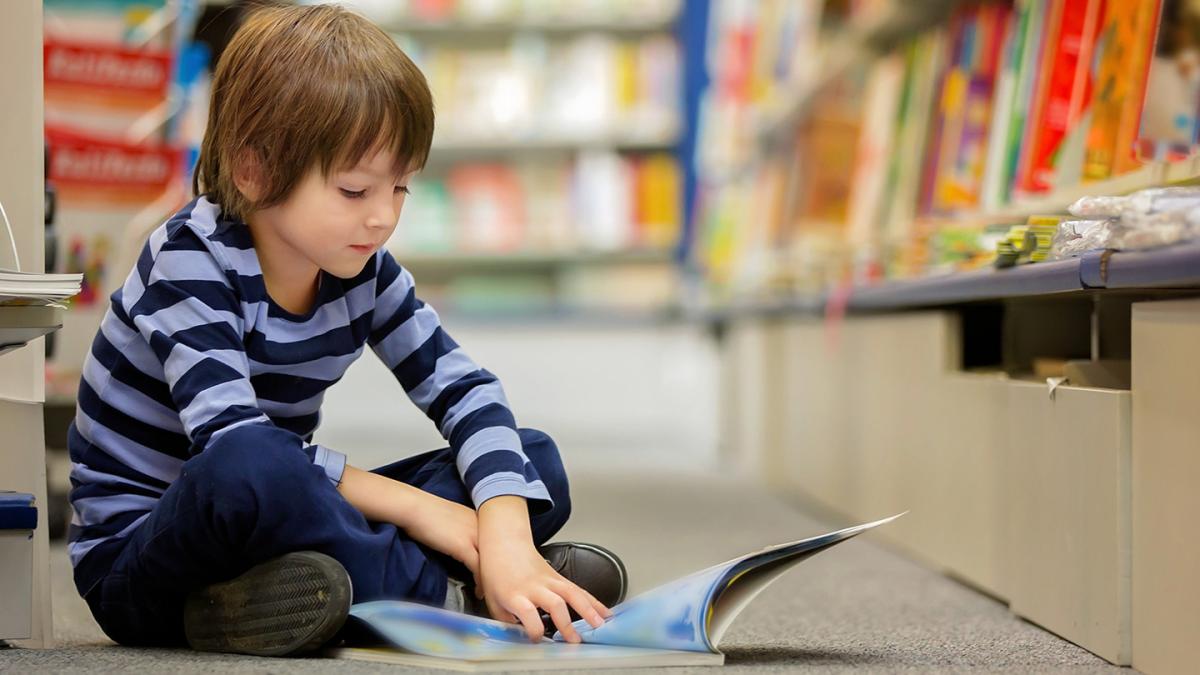 child reading