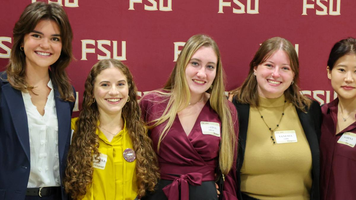students at Scholarship Breakfast