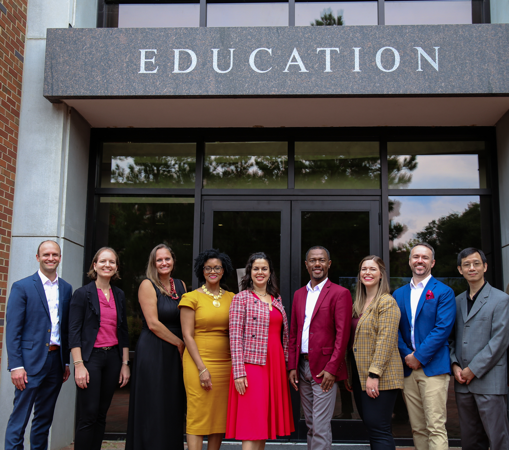 Group photo of higher education faculty